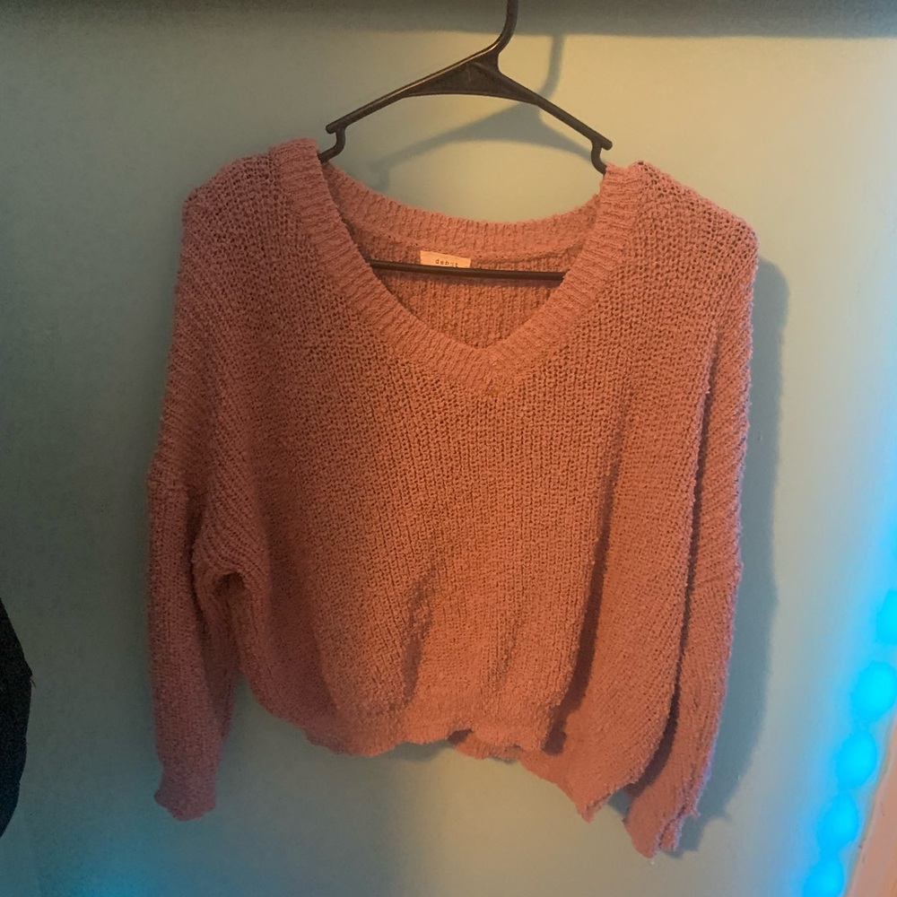 Pink sweater